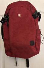 SWISS GEAR AIRFLOW Red Laptop Backpack 8+ Pockets