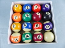 Lot de boules de billard , jeu