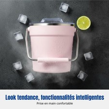 Seau à glace inox double