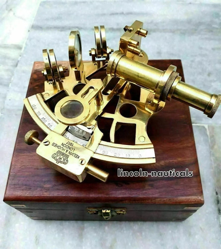 Sextant nautique laiton - nautique, en