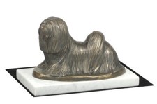 Lhasa Apso - Figure with a dog