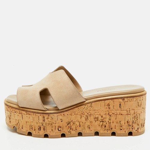 Sandales compensées hermes - compensées,