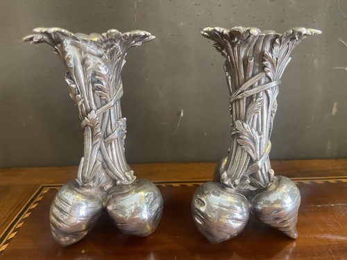 Paire petits vases table - vases,