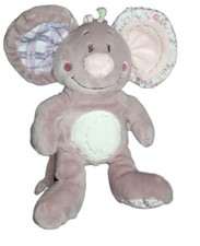 Doudou souris mauve Nina 25 cm