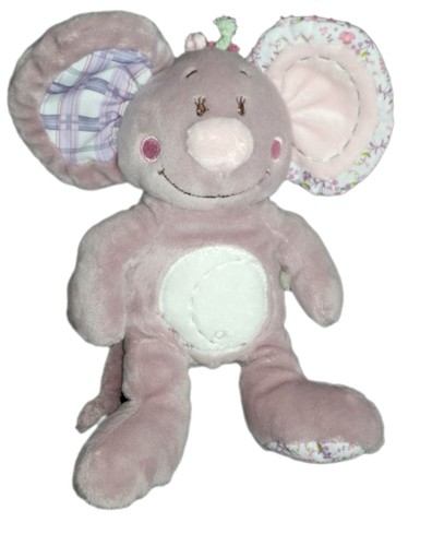 Doudou souris mauve nina cm - doudou,