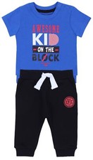 Bleu Longue Manche Transpiration Combinaison La chemise Pantalon