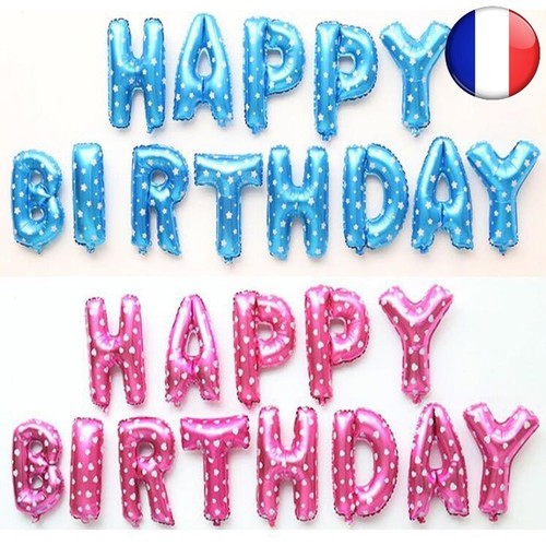 Joyeux anniversaire ballons - joyeux,