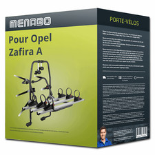 Porte-vélo Menabo Stand Up 3 pour Opel Zafira A 04.1999-06.2005 3 vélos TOP