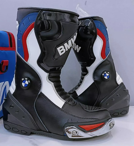Bottes moto cuir - moto,