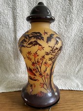 Lampe en pâte de verre à