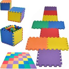 9 Pack Foam Eva Play Rug Kids Soft Fit 29cm Floor Exercise Tiles