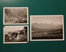 X3 Photos Haute Savoie 1950 Sallanche Sixt Fer A Cheval Alpes 