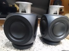 Bang And Olufsen Beolab 3  Active Speakers Pair On Doughnut Stands