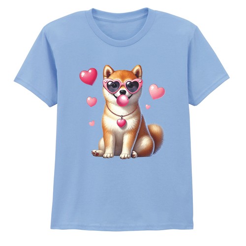 Shirt pour enfants shiba inu - pour,