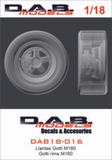 1/18 Gotti M160 Wheels - Gotti M160 Rims 