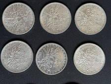 [LOT 6 PIÈCES] 5 Francs