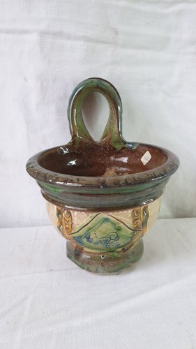 Cache pot artisanal - , terre