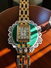 Vintage Gold, Mother of Pearl and Rhinestone Women's Watch - Old Brand