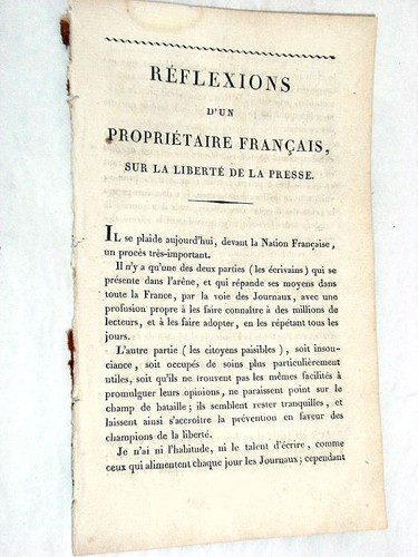Livre ancien réflexions - ancien,
