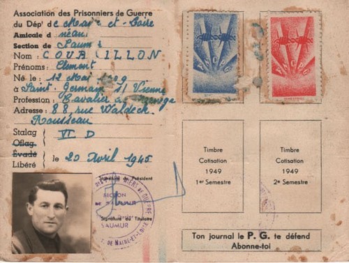 Ancienne carte des - ancienne, combattants