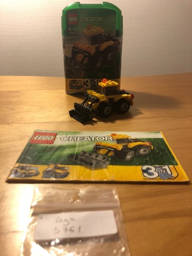 Lego 5761 la tractopelle - lego,