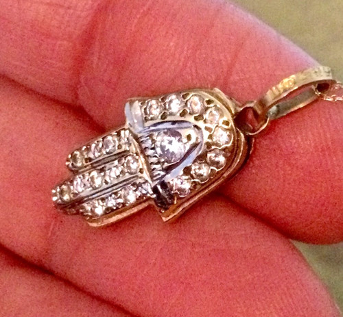 Pendentif massif 14k - massif,