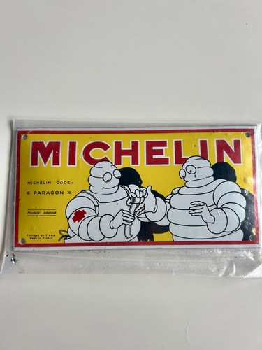 Plaque émaillée michelin - Émaillée,
