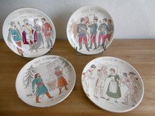 Quatre assiettes dessert terre - dessert,