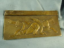 Plaque ancienne double face en