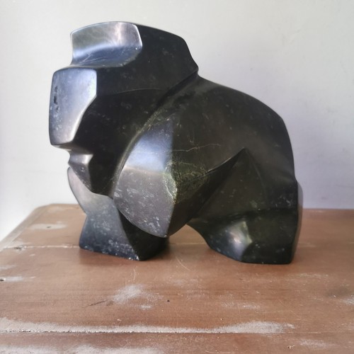 Sculpture pierre serpentine - sculpture,