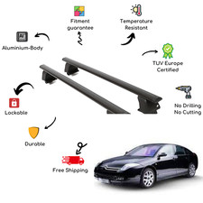 Bare Roof Rack Cross Bars Set