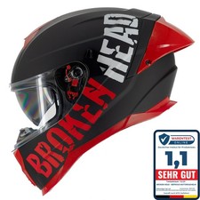 Casque Integral BeProud Pro Sport Rouge Avec Visier Transparent
