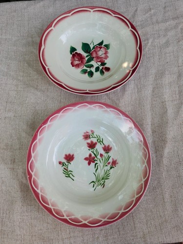 Lot assiettes creuses - assiettes,