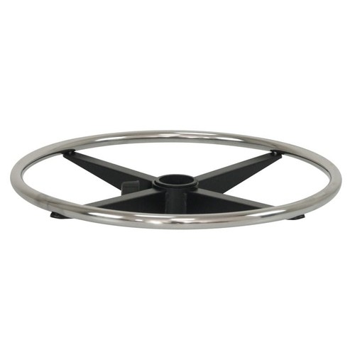 Repose pied diam 450mm chrome - repose,