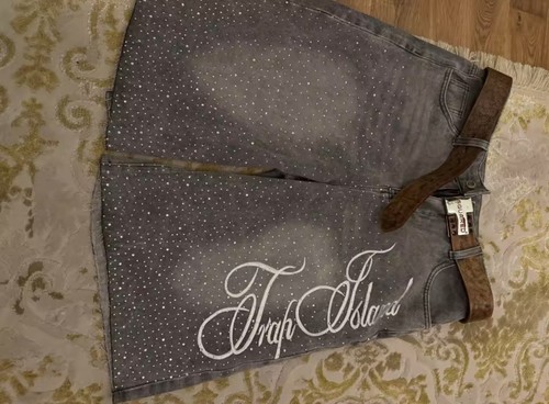 Dsquared2 rhinestone acid wash - rhinestone,