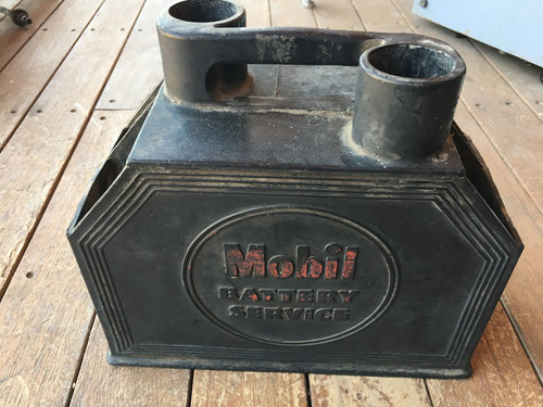 Vintage mobil battery service - mobil,