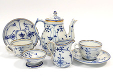 Hüttensteinach Swaine & Co. Indisch-Blau Strohblume Service A-9