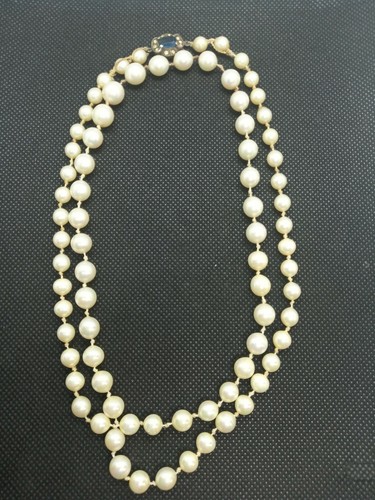 Collier sautoir ancien - , en