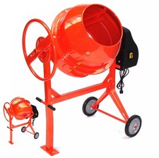 Bétonnière mélangeur 140L beton malaxeur 55447 BÉTON MORTIER  140 Liter
