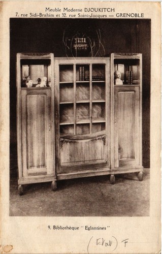 Old postcard modern - , furniture