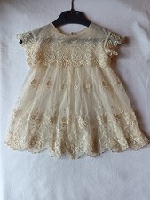 Robe dentelle tulle brodé