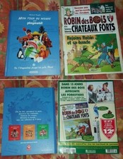 Mon tour du monde avec Playmobil + Robin des Bois château fort 2 livres 