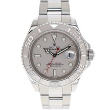 Rolex Yacht-Master 16622 Rolesium 40mm Silver Cal.3135 Auto Watch Box Papers