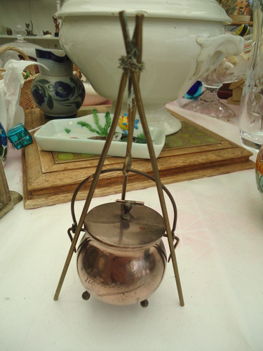Ancien chaudron cuivre - ancien,