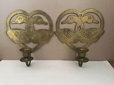 Paire Appliques en laiton