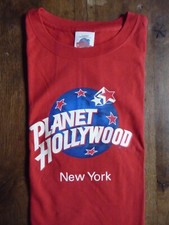 Tee shirt Planet Hollywood NEW YORK XLarge made in usa Alabama 1991 100% coton