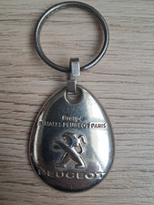 PEUGEOT KEY FOB metal car car subsidiary group Peugeot Paris