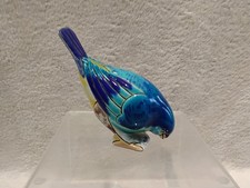 oiseau moineau picorant émaux