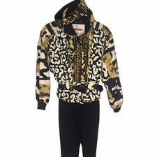 Obermeyer One Piece Apres Ski Snow Bib Suit Snowboard Retro 90s Cheetah Womens 8