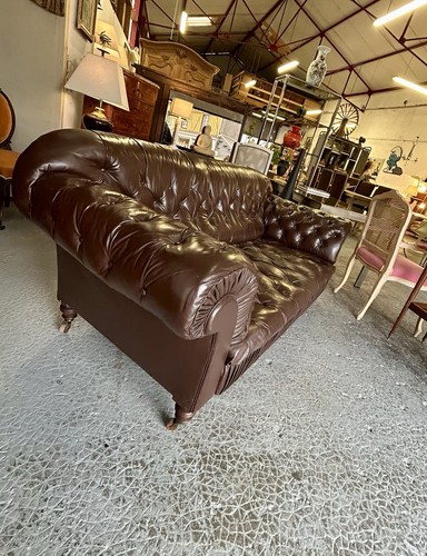 Canapé cuir chesterfield - canapé,